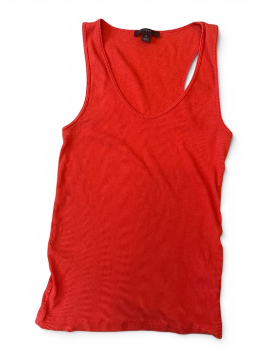 J. Crew Tops - J.Crew Women's Ribbed Scoop-Neck Tank Top – orange – Size S